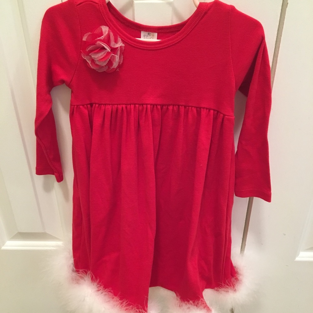 Tesa Babe Red flower dress